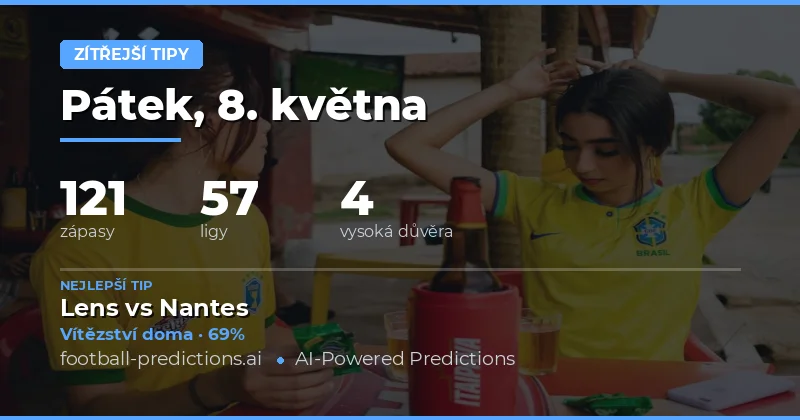 Předpovědi na zítřejší zápasové programy