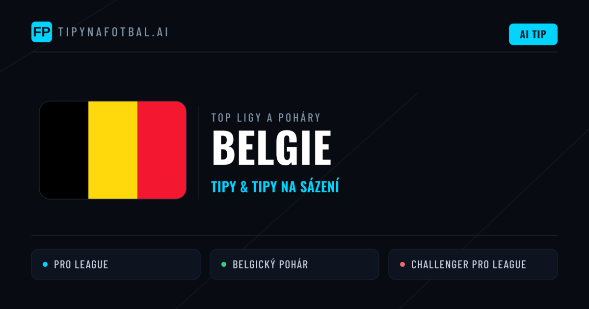 Belgie Tipy na sázení fotbal