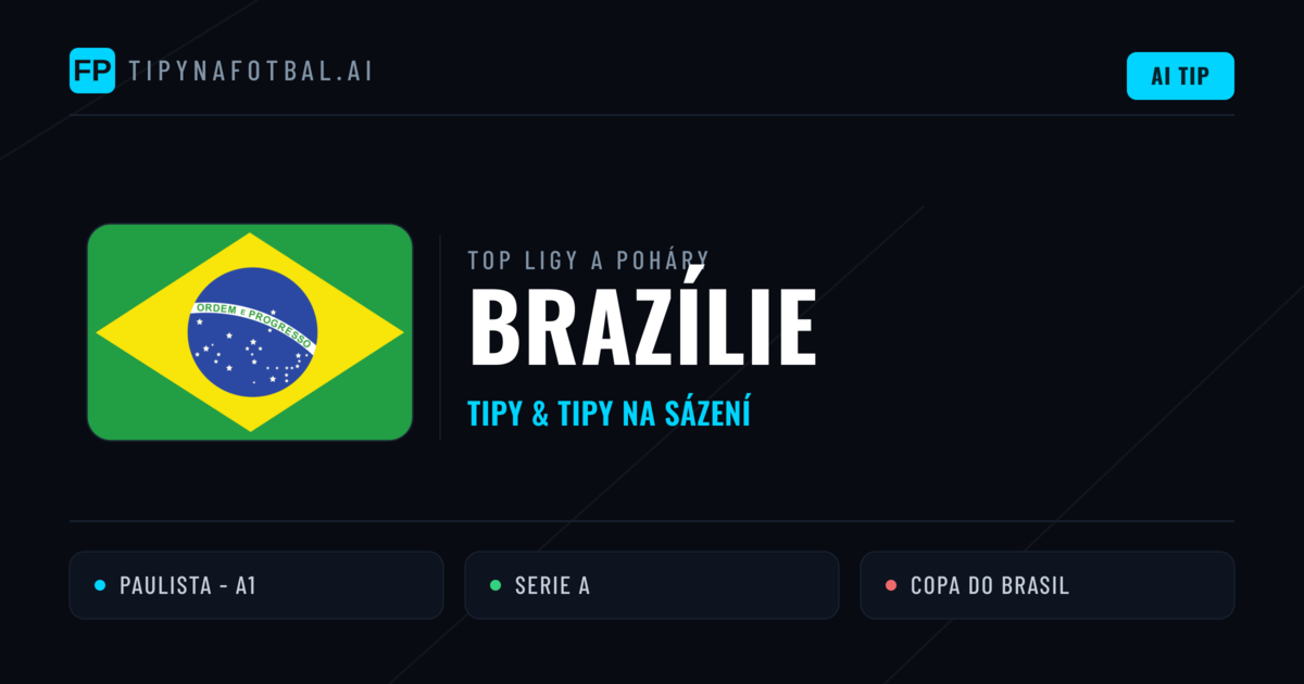 Brazílie Tipy na sázení fotbal