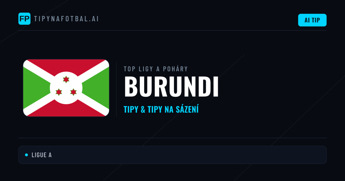 Burundi Tipy na sázení fotbal