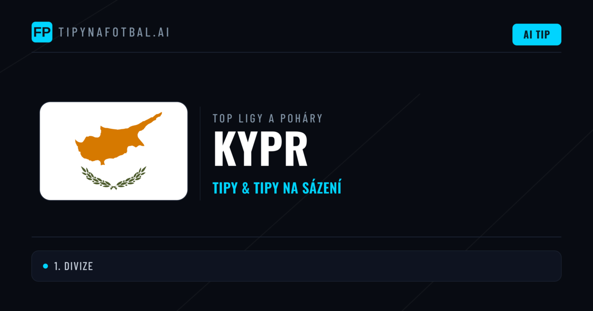 Kypr Tipy na sázení fotbal