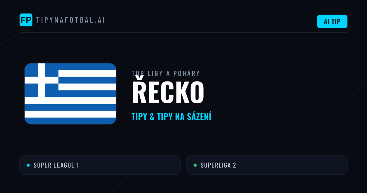 Řecko Tipy na sázení fotbal