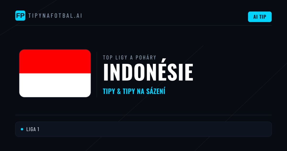 Indonésie Tipy na sázení fotbal
