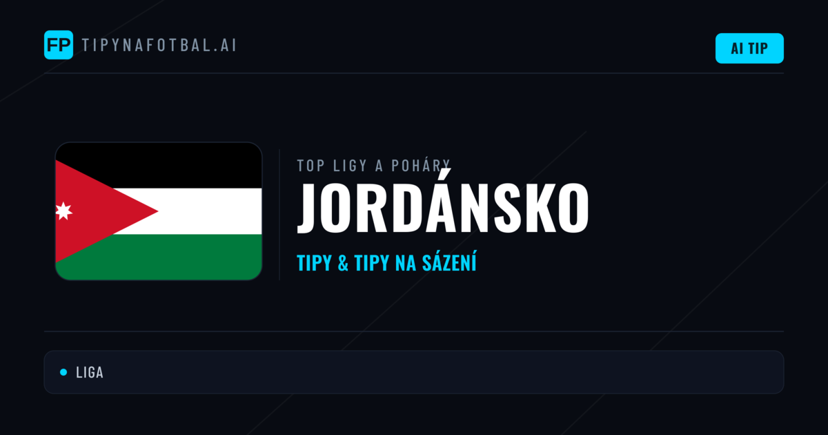 Jordánsko Tipy na sázení fotbal