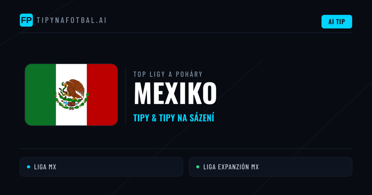Mexiko Tipy na sázení fotbal