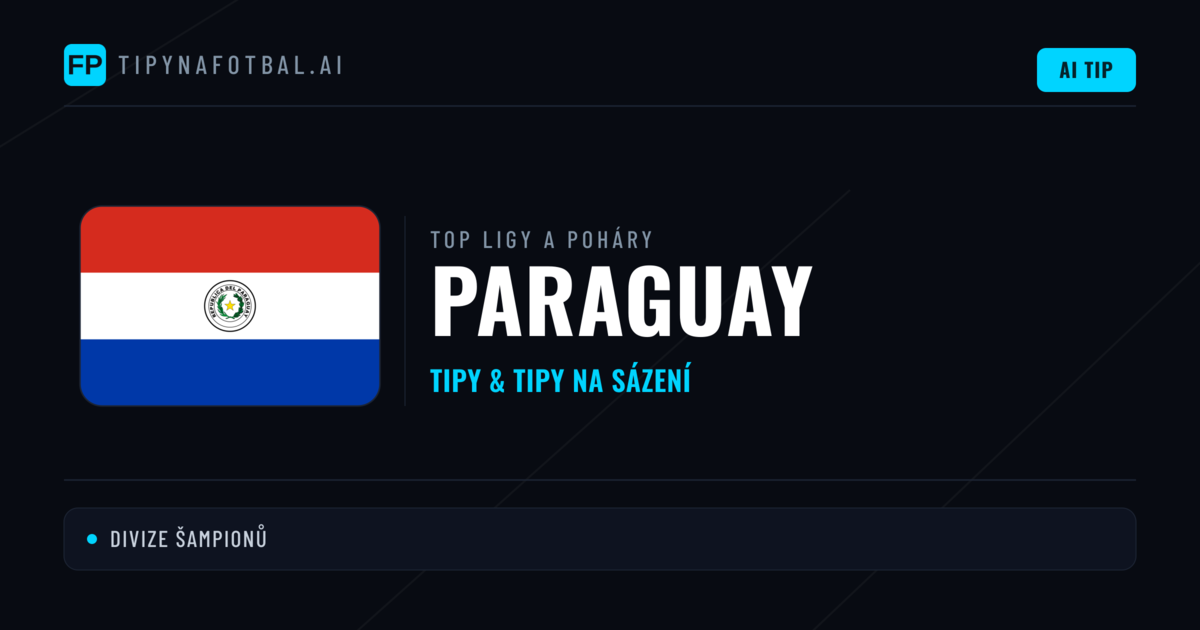 Paraguay Tipy na sázení fotbal