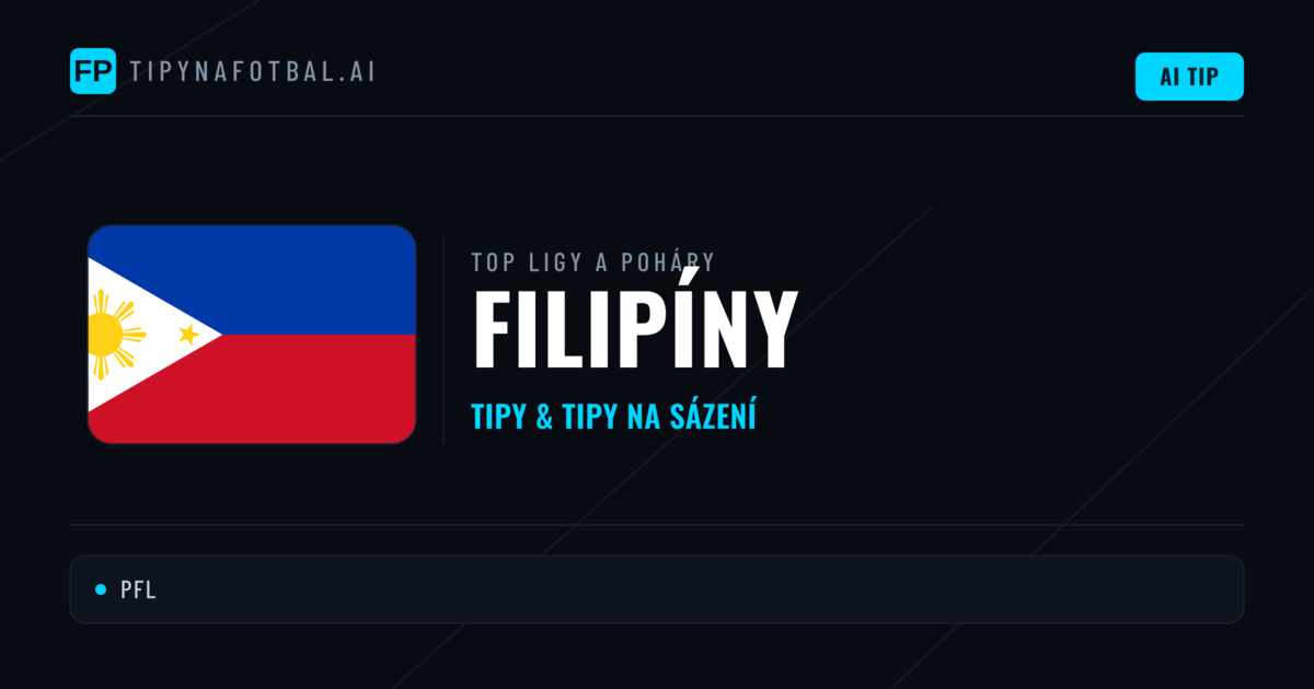 Filipíny Tipy na sázení fotbal