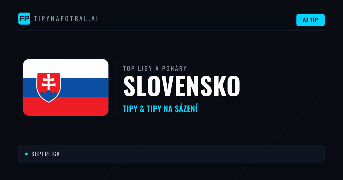 Slovensko Tipy na sázení fotbal