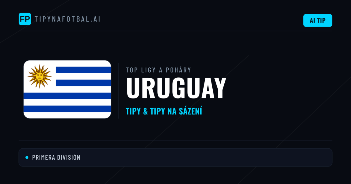 Uruguay Tipy na sázení fotbal