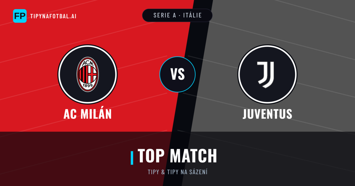 AC Milán vs Juventus Tipy a statistiky