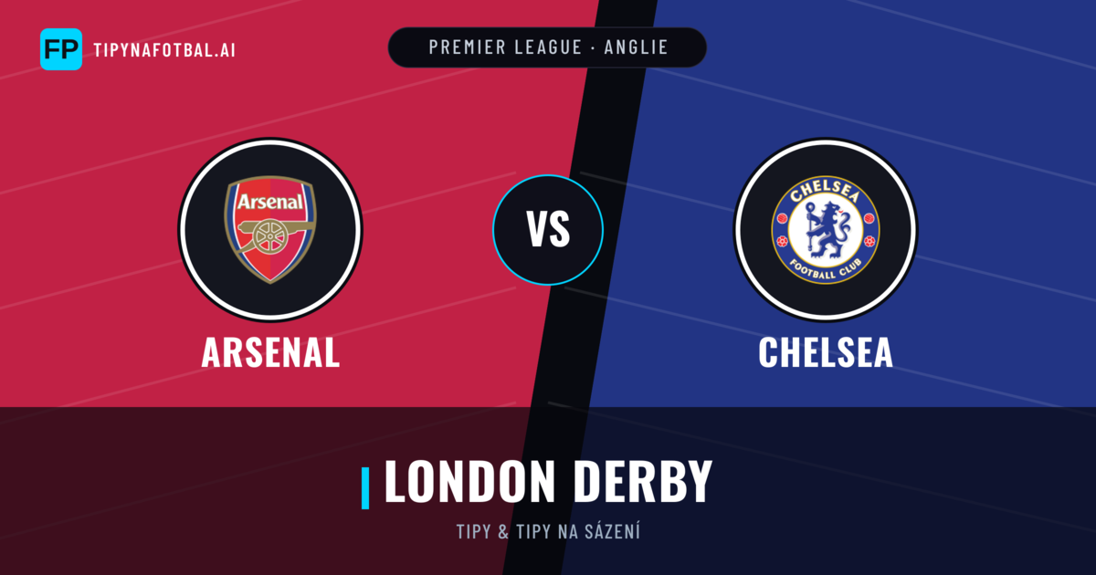 Arsenal vs Chelsea Tipy a statistiky