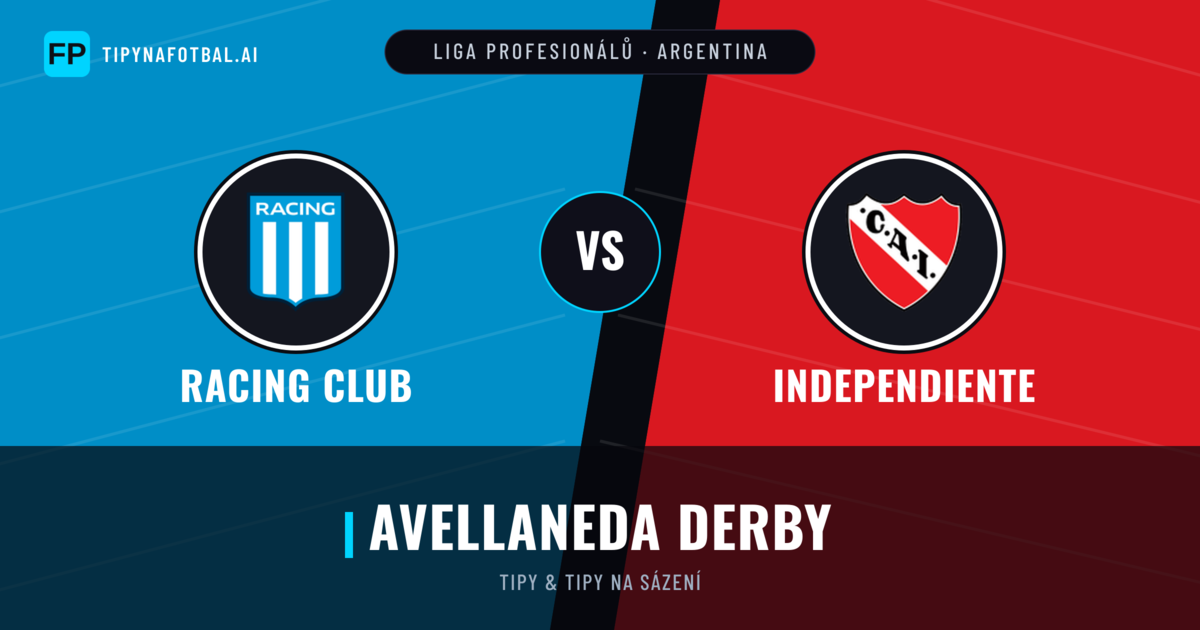 Racing Club vs Independiente Tipy a statistiky