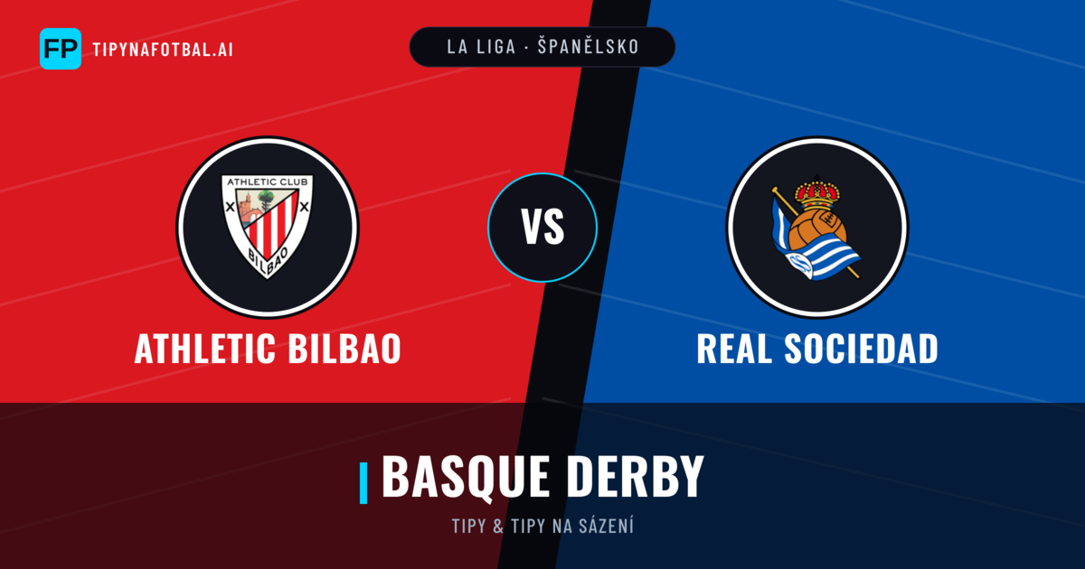 Athletic Bilbao vs Real Sociedad Tipy a statistiky