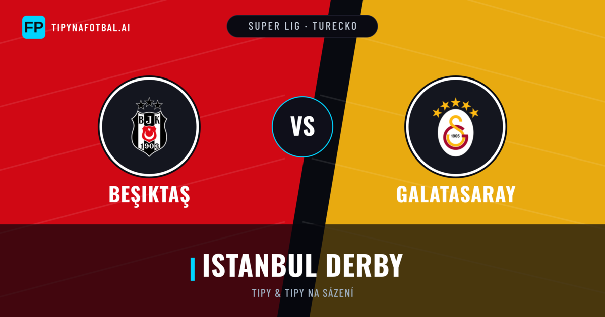 Beşiktaş vs Galatasaray Tipy a statistiky