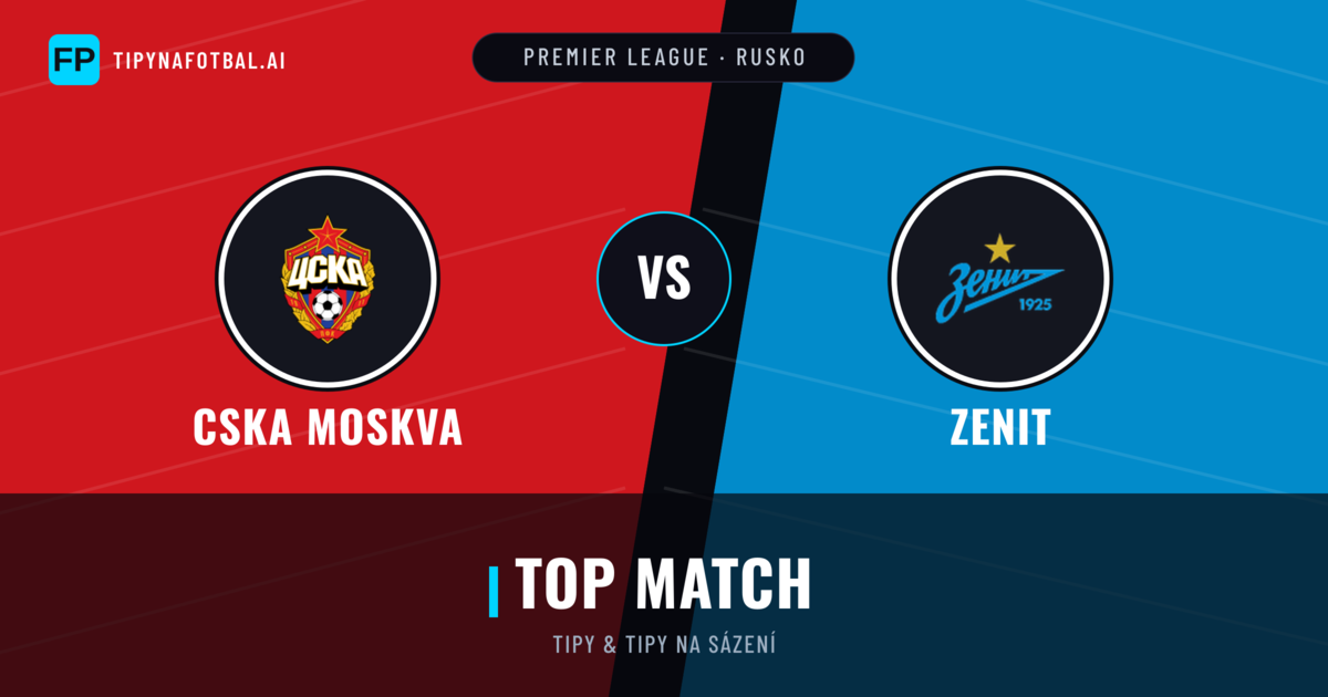 CSKA Moskva vs Zenit Tipy a statistiky