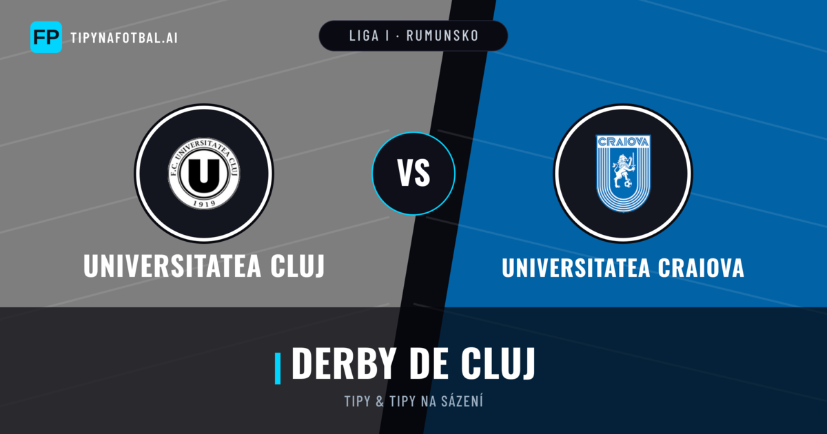 Universitatea Cluj vs Universitatea Craiova Tipy a statistiky