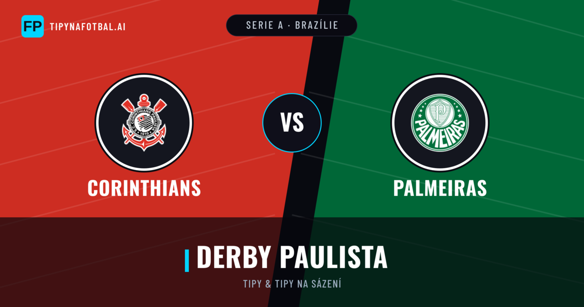 Corinthians vs Palmeiras Tipy a statistiky