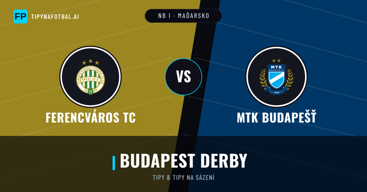 Ferencváros TC vs MTK Budapešť Tipy a statistiky