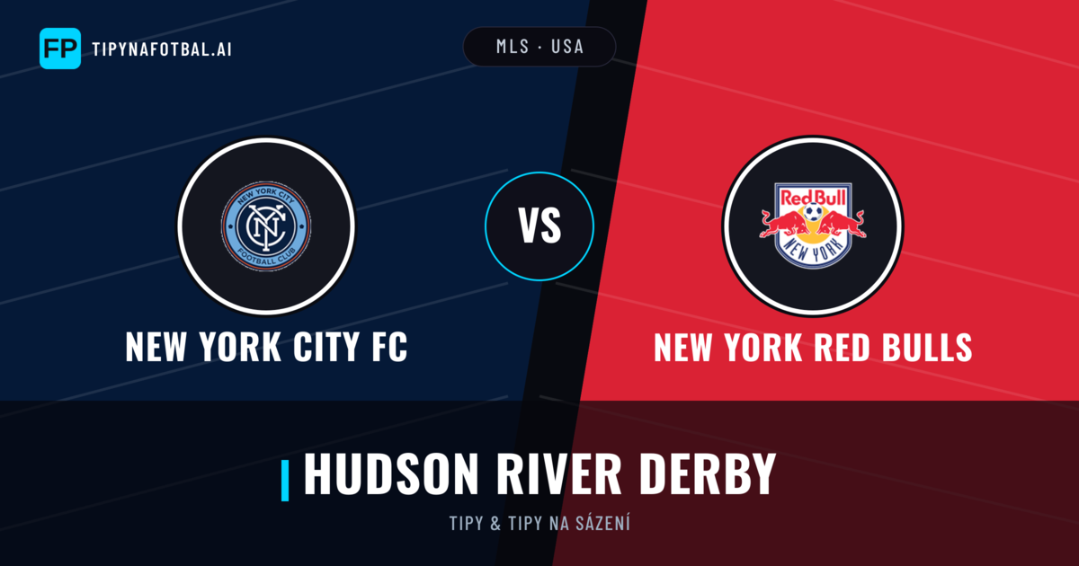 New York City FC vs New York Red Bulls Tipy a statistiky