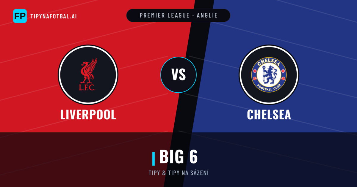 Liverpool vs Chelsea Tipy a statistiky