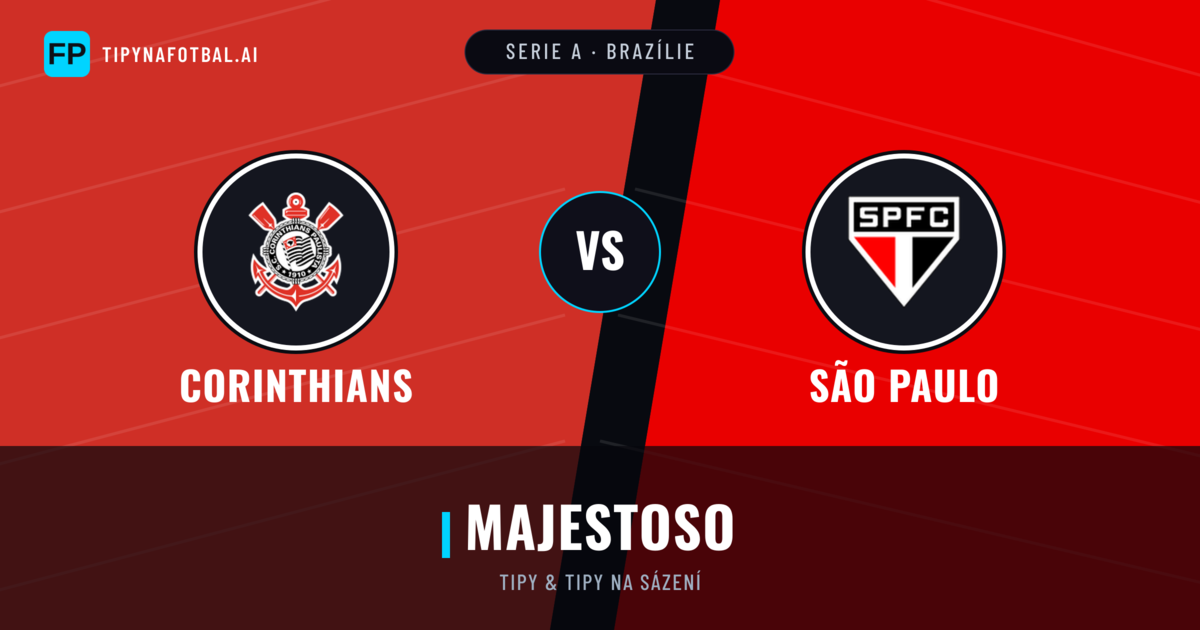 Corinthians vs São Paulo Tipy a statistiky