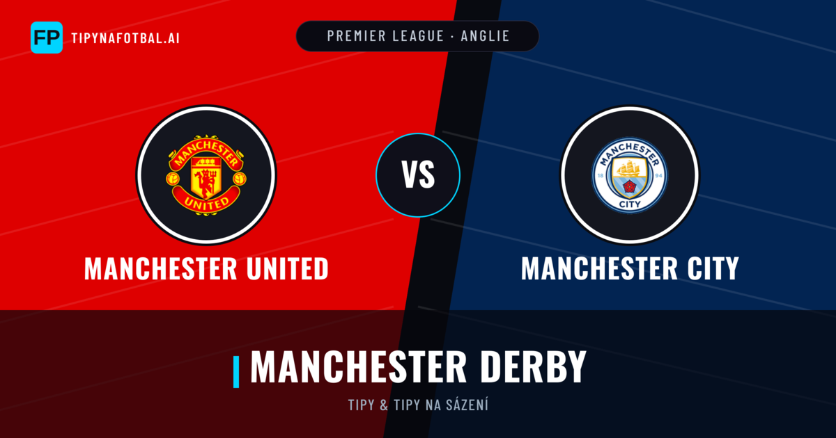 Manchester United vs Manchester City Tipy a statistiky