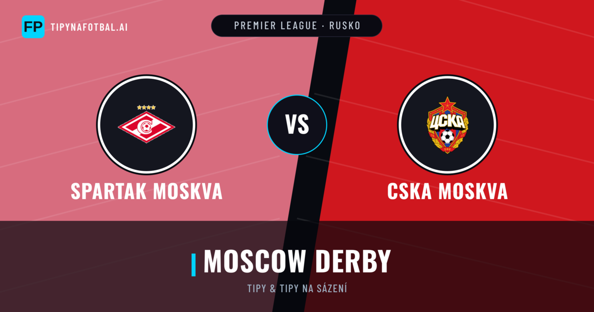 Spartak Moskva vs CSKA Moskva Tipy a statistiky