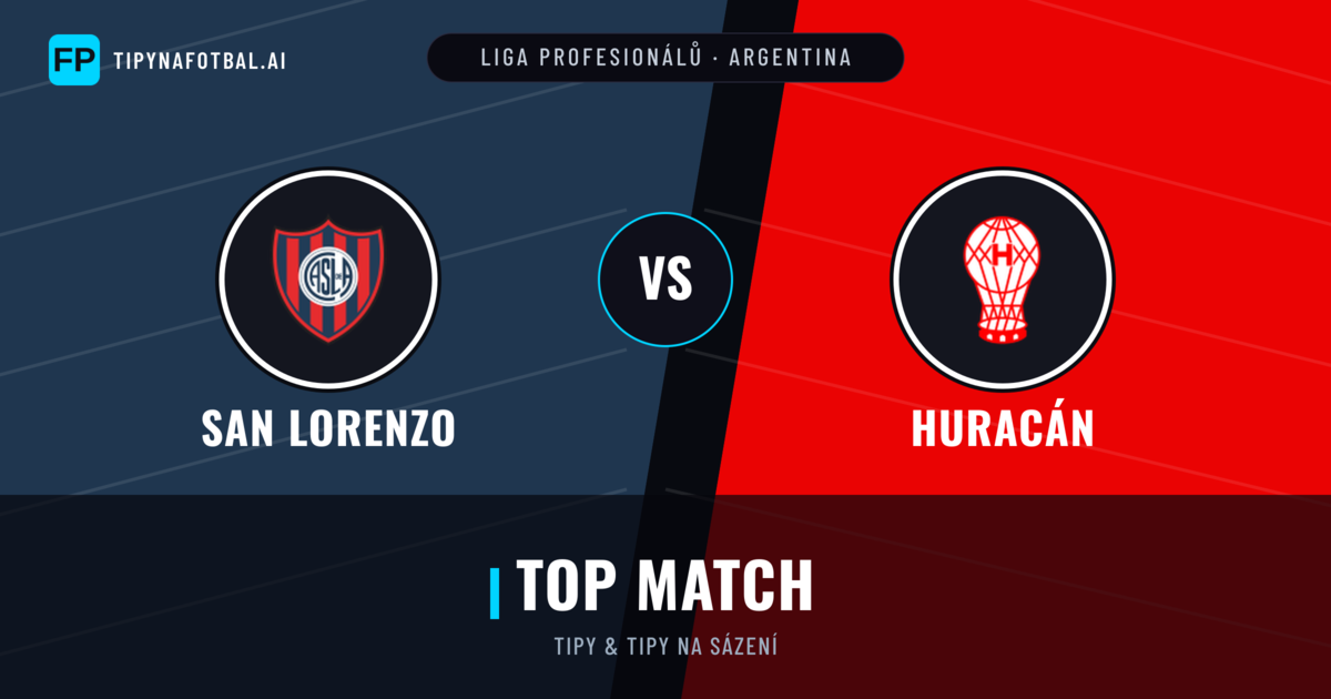 San Lorenzo vs Huracán Tipy a statistiky
