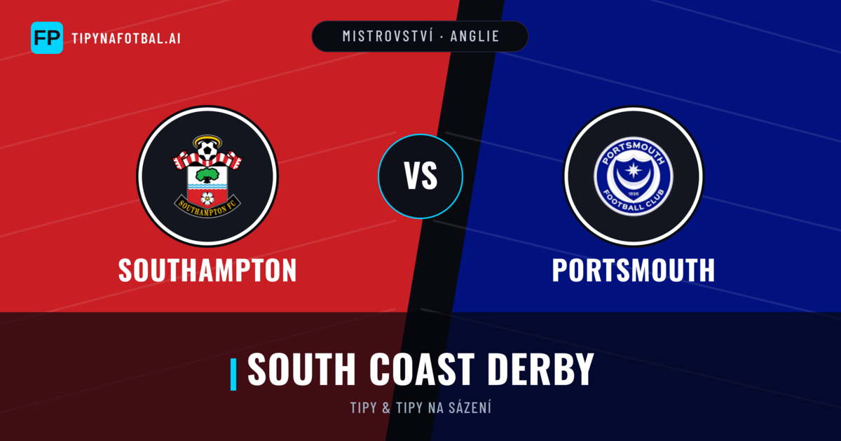 Southampton vs Portsmouth Tipy a statistiky