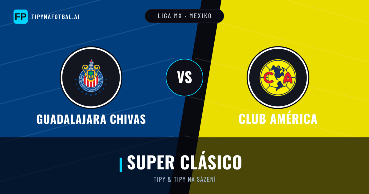 Guadalajara Chivas vs Club América Tipy a statistiky