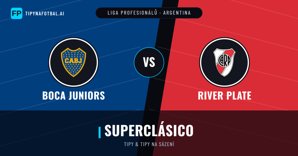 Boca Juniors vs River Plate Tipy a statistiky