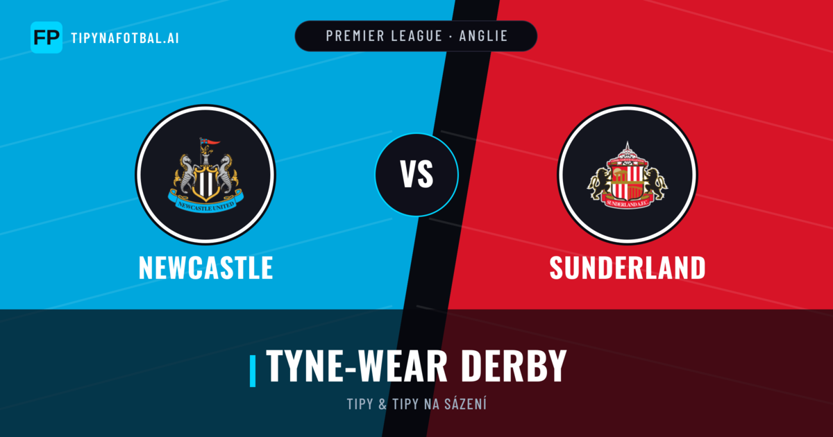 Newcastle vs Sunderland Tipy a statistiky