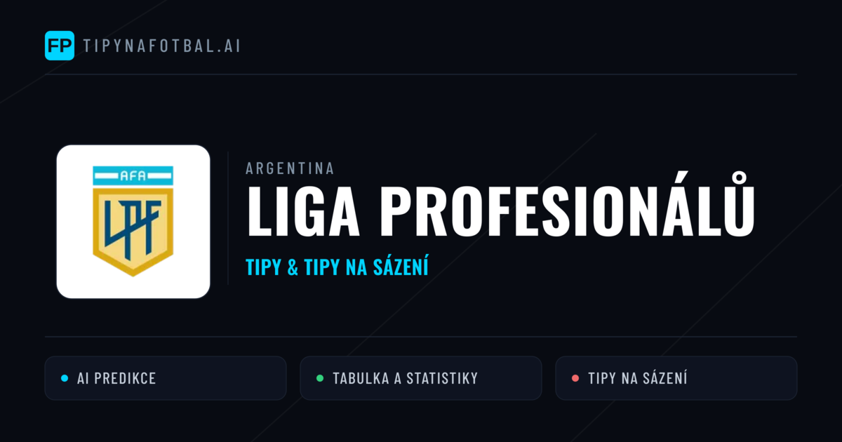 Argentina Liga profesionálů tipy na sázení fotbal a tipy na fotbal zdarma