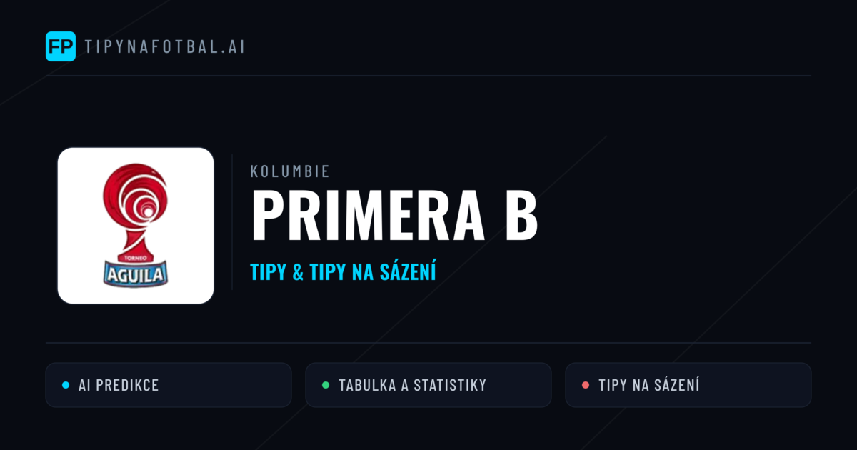 Kolumbie Primera B tipy na sázení fotbal a tipy na fotbal zdarma