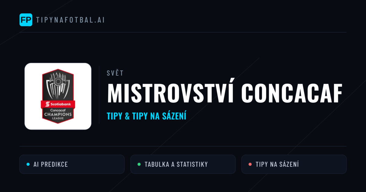 Mistrovství CONCACAF tipy na sázení fotbal a tipy na fotbal zdarma