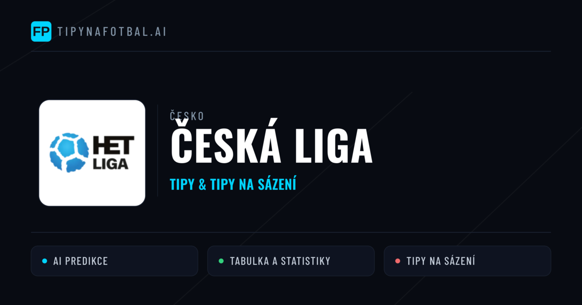 Česko Česká liga tipy na sázení fotbal a tipy na fotbal zdarma