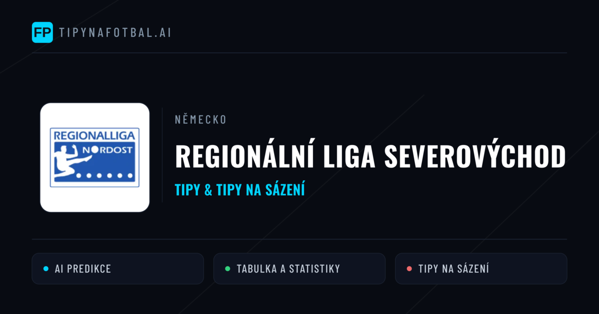 Německo Regionální liga Severovýchod tipy na sázení fotbal a tipy na fotbal zdarma