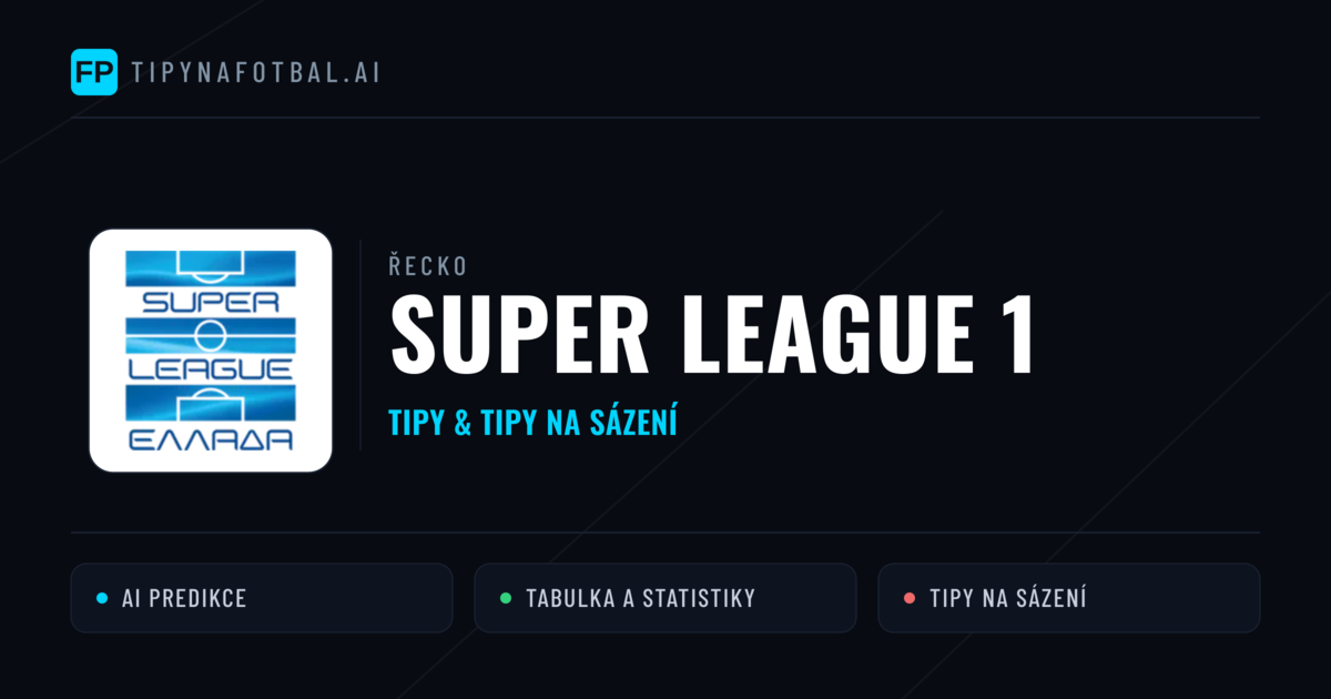 Řecko Super League 1 tipy na sázení fotbal a tipy na fotbal zdarma