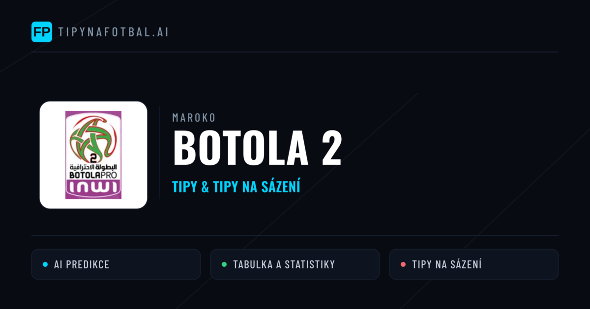 Maroko Botola 2 tipy na sázení fotbal a tipy na fotbal zdarma