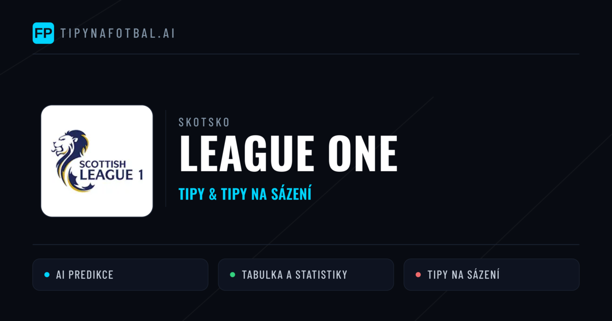 Skotsko League One tipy na sázení fotbal a tipy na fotbal zdarma