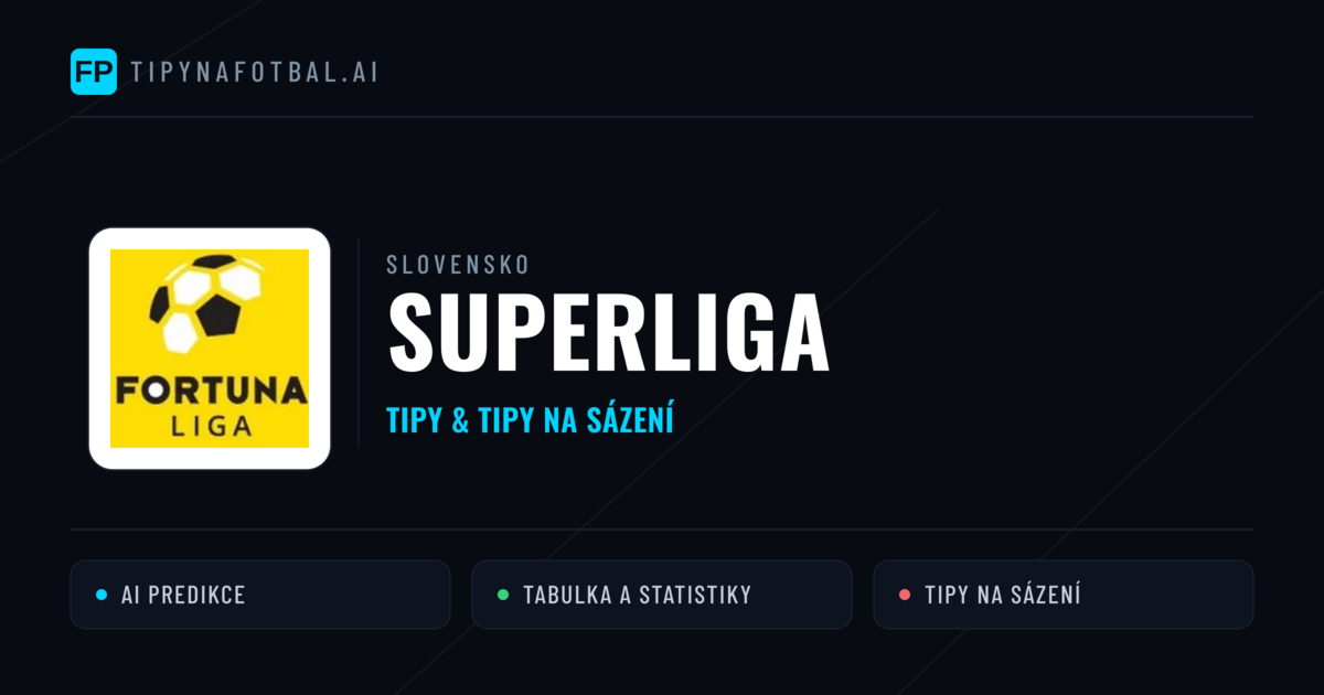 Slovensko Superliga tipy na sázení fotbal a tipy na fotbal zdarma
