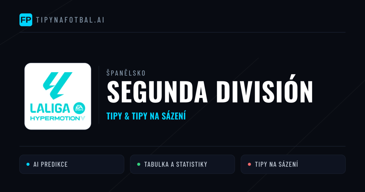 Španělsko Segunda División tipy na sázení fotbal a tipy na fotbal zdarma
