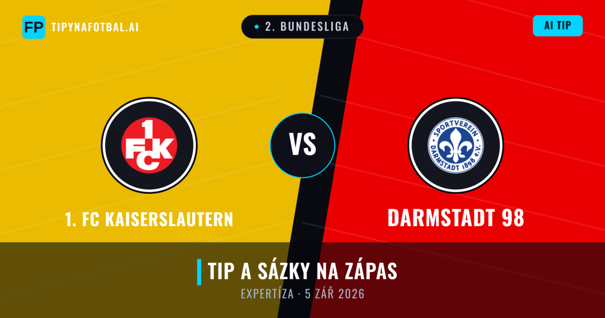 1. FC Kaiserslautern vs Darmstadt 98 — předpověď a náhled zápasu