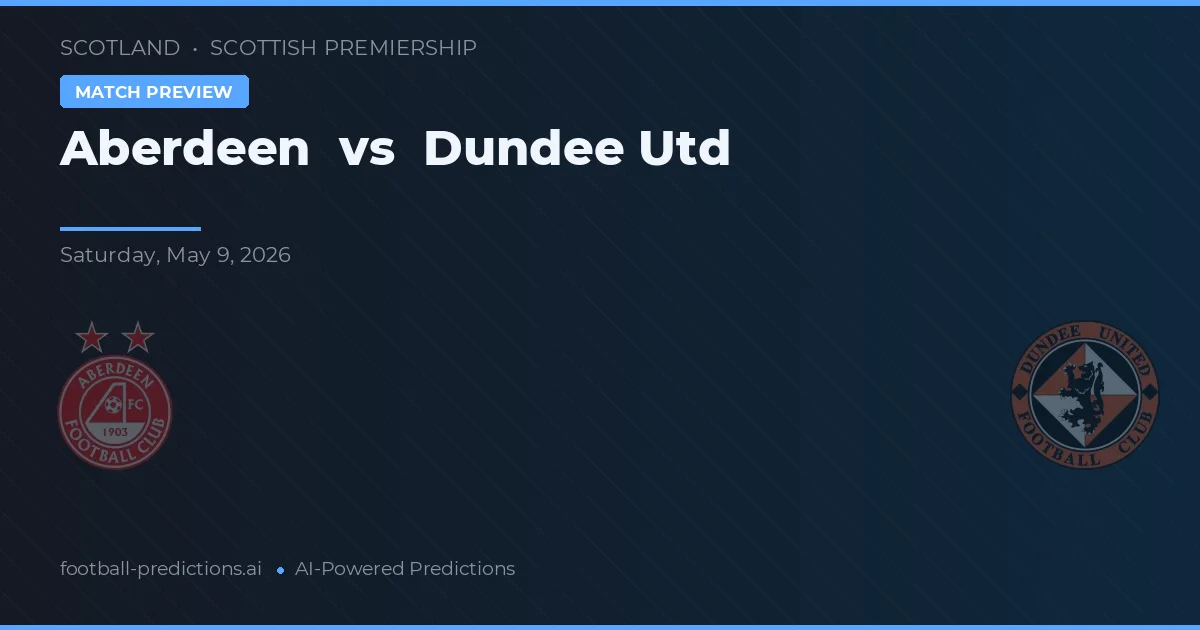 Aberdeen vs Dundee United — předpověď a náhled zápasu