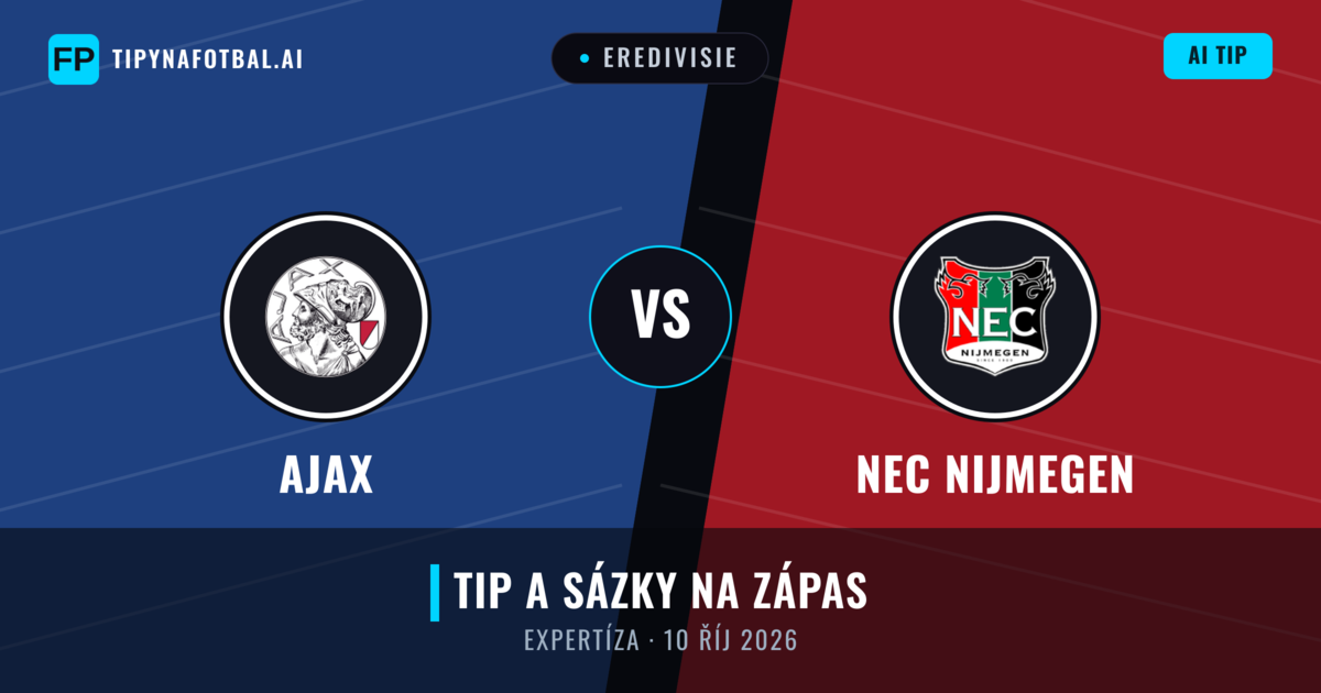 Ajax vs NEC Nijmegen — předpověď a náhled zápasu