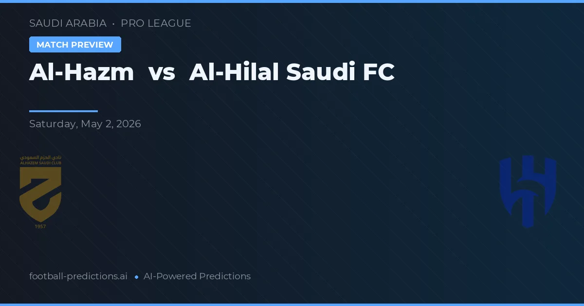Al-Hazm vs Al-Hilal Saudi FC preview