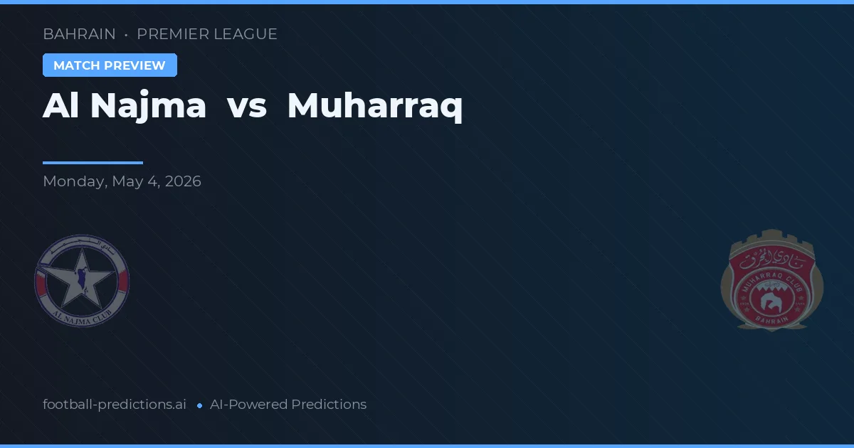 Al Najma vs Muharraq — předpověď a náhled zápasu