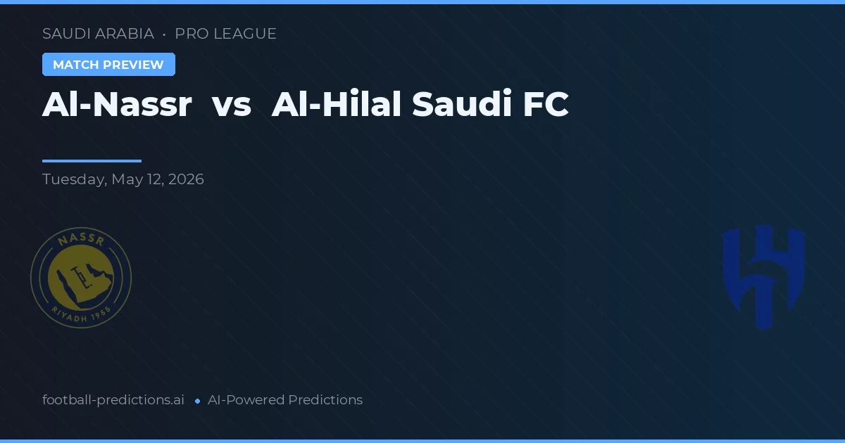 Al-Nassr vs Al-Hilal Saudi FC — předpověď a náhled zápasu