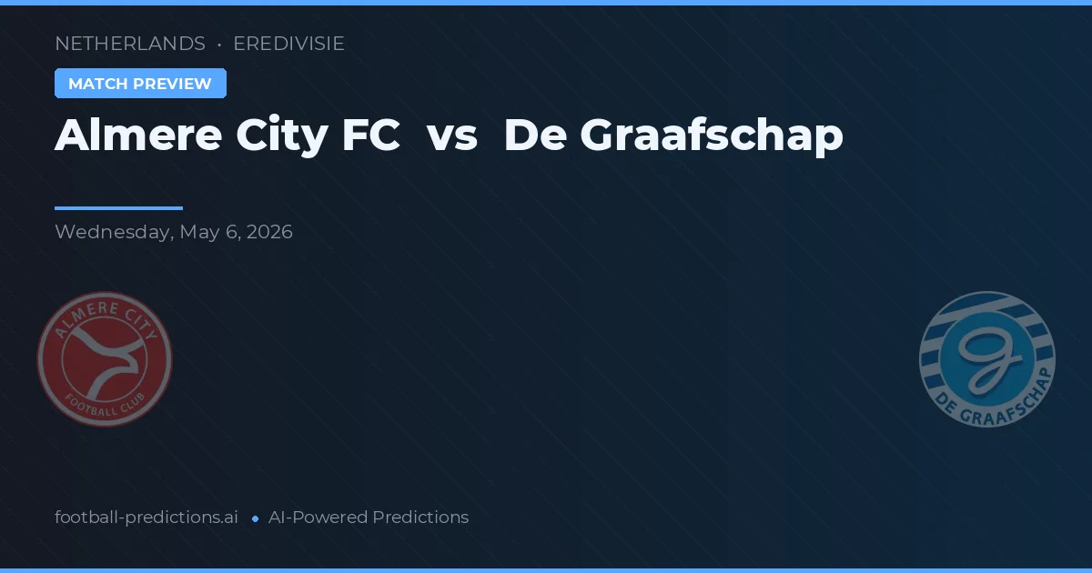 Almere City FC vs De Graafschap — předpověď a náhled zápasu