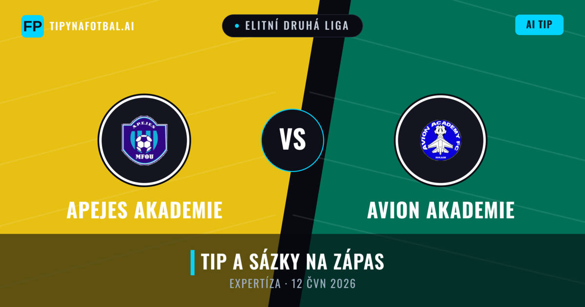 APEJES Akademie vs Avion Akademie — předpověď a náhled zápasu